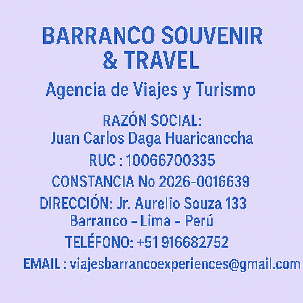Barranco Souvenir & Travel